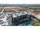 Aerial view of The Luxe, highlighting its modern design and proximity to a pool at 5250 E Deer Valley Dr # 403, Phoenix, AZ 85054