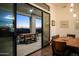 Dining area with access to a private balcony and city views at 5250 E Deer Valley Dr # 403, Phoenix, AZ 85054