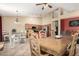 Open concept dining area with kitchen views at 5317 W Glenview Pl, Chandler, AZ 85226