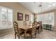 Elegant dining room with ornate table and chairs at 5317 W Glenview Pl, Chandler, AZ 85226