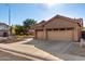 Two-car garage with ample parking space at 5317 W Glenview Pl, Chandler, AZ 85226