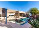 Inviting backyard oasis with a sparkling pool and patio at 5317 W Glenview Pl, Chandler, AZ 85226