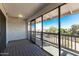 Screened-in balcony deck with mountain views at 6328 N 126Th Ave, Litchfield Park, AZ 85340