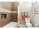 Simple bathroom with shower/tub combo at 7126 E Bobwhite Way, Scottsdale, AZ 85266