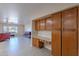 Kitchen features ample wood cabinetry and counter space at 8732 W Rockwood Dr, Peoria, AZ 85382