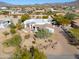 Aerial view showcasing house and neighborhood at 922 E Desert Hills Estate Dr, Phoenix, AZ 85086