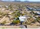 Aerial view of house, pool and surrounding area at 922 E Desert Hills Estate Dr, Phoenix, AZ 85086