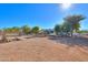 Large backyard with gravel and desert landscaping at 922 E Desert Hills Estate Dr, Phoenix, AZ 85086