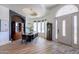 Formal dining room with a large wood table and built-in hutch at 922 E Desert Hills Estate Dr, Phoenix, AZ 85086