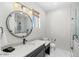 Modern bathroom with a vanity, toilet and shower at 9255 W Buckskin Trl, Peoria, AZ 85383