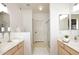 Spacious bathroom with double sinks and a separate shower at 9455 E Raintree Dr # 2049, Scottsdale, AZ 85260