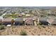 Aerial view of houses and neighborhood at 10062 W Redbird Rd, Peoria, AZ 85383