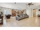 Open concept living space with dining area at 10062 W Redbird Rd, Peoria, AZ 85383