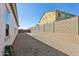 Side yard with gravel and gated access at 10062 W Redbird Rd, Peoria, AZ 85383