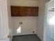 Laundry room with upper cabinets and space for washer/dryer at 10138 W Highland Ave, Phoenix, AZ 85037