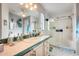 Updated bathroom with a large walk-in shower and vanity at 120 N Val Vista Dr # 186, Mesa, AZ 85213