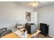 Spacious home office with a desk, printer, and ample workspace at 120 N Val Vista Dr # 186, Mesa, AZ 85213
