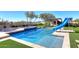 Luxury pool with spa and slide; perfect for entertaining at 12079 E Cortez Dr, Scottsdale, AZ 85259