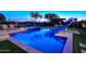 Relaxing pool and spa area with stunning sunset views at 12079 E Cortez Dr, Scottsdale, AZ 85259