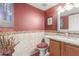 Bathroom with granite vanity and updated fixtures at 1331 W Baseline Rd # 251, Mesa, AZ 85202