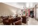 Relaxing living room with comfortable leather armchairs at 1331 W Baseline Rd # 251, Mesa, AZ 85202