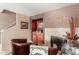 Elegant wet bar with a fireplace and seating area at 1331 W Baseline Rd # 251, Mesa, AZ 85202