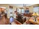 Spacious living room with hardwood floors and fireplace at 16364 W Roosevelt St, Goodyear, AZ 85338