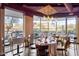 Bright dining area with large windows offering a view of the city landscape and comfortable seating at 16510 N 92Nd St # 1006, Scottsdale, AZ 85260
