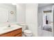 Bathroom with toilet, sink, and bathtub at 19339 N Madison Rd, Maricopa, AZ 85139