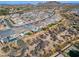 Aerial view of house with pool and mountain backdrop at 2156 W Sierra Sunset Trl, Phoenix, AZ 85085