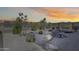 Landscaped backyard with gravel and a rock garden at 2156 W Sierra Sunset Trl, Phoenix, AZ 85085