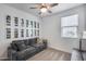 Small office or den with sofa and wall art at 2156 W Sierra Sunset Trl, Phoenix, AZ 85085