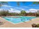 Inviting community pool with ample deck space at 2156 W Sierra Sunset Trl, Phoenix, AZ 85085
