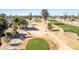 Aerial view of a golf course at 25244 S Saddletree Dr, Sun Lakes, AZ 85248