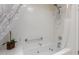 Clean bathroom with shower/tub combo and updated fixtures at 25244 S Saddletree Dr, Sun Lakes, AZ 85248