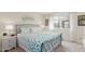 Guest bedroom with a queen bed and window at 25244 S Saddletree Dr, Sun Lakes, AZ 85248