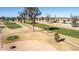 Golf course with walking paths and sand traps at 25244 S Saddletree Dr, Sun Lakes, AZ 85248