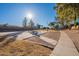 Concrete pathway alongside grassy area and trees at 2734 E Birchwood Pl, Chandler, AZ 85249