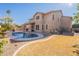 Home with private pool and grassy backyard at 2734 E Birchwood Pl, Chandler, AZ 85249