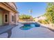 Inviting pool and patio area at 2734 E Birchwood Pl, Chandler, AZ 85249