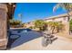 Backyard with pool and patio furniture at 2734 E Birchwood Pl, Chandler, AZ 85249