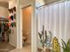 Cactus-themed bathroom with shower and toilet at 3841 N 293Rd Dr, Buckeye, AZ 85396