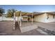 Covered carport provides shade and parking at 816 S Esperanza Ave, Mesa, AZ 85208