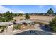 Aerial view of house and surrounding area at 886 Leisure World --, Mesa, AZ 85206