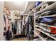 Large walk-in closet with ample shelving and hanging space for clothes at 9818 W Mohawk Ln, Peoria, AZ 85382