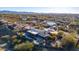 Aerial view of a luxurious property featuring a private pool and scenic landscape at 10400 E Breathless Ave, Gold Canyon, AZ 85118