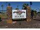 Entrance sign for The Highlands at Brentwood, an age-qualified community at 120 N Val Vista Dr # 202, Mesa, AZ 85213