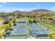 Aerial view of community tennis courts at 13428 S 186Th Ave, Goodyear, AZ 85338