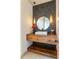 Modern bathroom with hexagon tile and floating vanity at 14597 E Corrine Dr, Scottsdale, AZ 85259