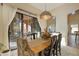 Dining room with sliding doors leading to a patio at 14597 E Corrine Dr, Scottsdale, AZ 85259